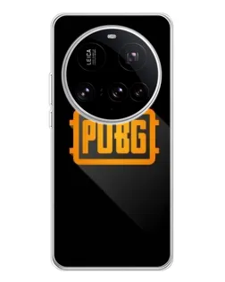 Чехол для Xiaomi 15 Ultra с картинкой «PUBG — рамка лого»