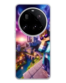 Чехол для Xiaomi 15 Ultra с картинкой «Стив и космос»