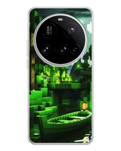 Чехол для Xiaomi 15 Ultra с картинкой «Minecraft лесной пейзаж» Чехол для Xiaomi 15 Ultra с картинкой «Minecraft лесной пейзаж»
