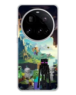 Чехол для Xiaomi 15 Ultra с картинкой «Эндермен в лесу»