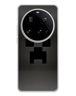 Чехол для Xiaomi 15 Ultra с картинкой «Черный крипер градиент»