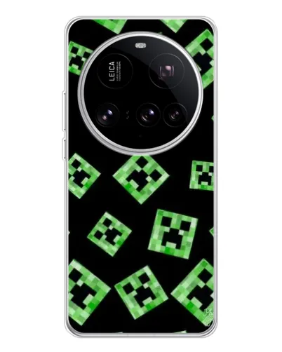 Чехол для Xiaomi 15 Ultra с картинкой «Паттерн с криперами» Чехол для Xiaomi 15 Ultra с картинкой «Паттерн с криперами»