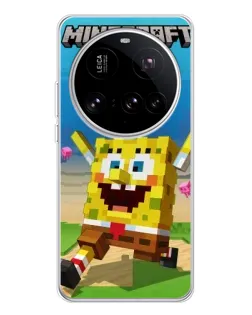 Чохол для Xiaomi 15 Ultra з картинкою «Губка Боб Minecraft» Чохол для Xiaomi 15 Ultra з картинкою «Губка Боб Minecraft»