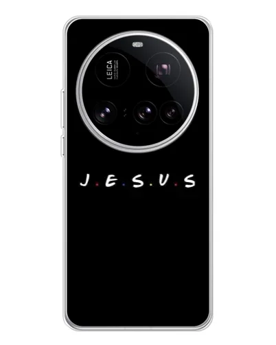 Чехол для Xiaomi 15 Ultra с картинкой «Точки веры J.E.S.U.S.»
