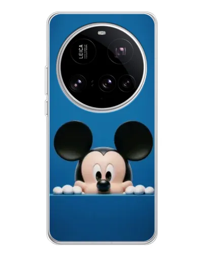 Чехол для Xiaomi 15 Ultra с картинкой «Микки выглядывает» Чехол для Xiaomi 15 Ultra с картинкой «Микки выглядывает»