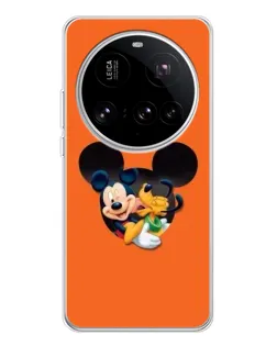 Чехол для Xiaomi 15 Ultra с картинкой «Сердце Микки Минни»