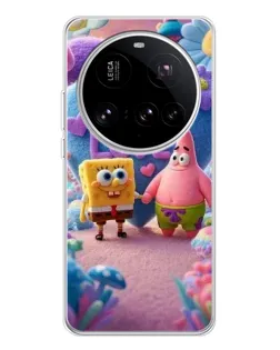 Чехол для Xiaomi 15 Ultra с картинкой «Губка Боб Патрик»