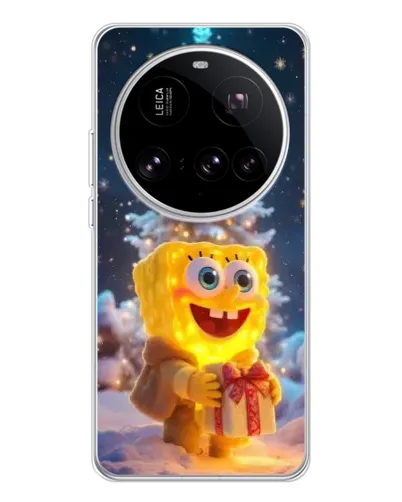 Чехол для Xiaomi 15 Ultra с картинкой «Рождественский Спанч Боб» Чехол для Xiaomi 15 Ultra с картинкой «Рождественский Спанч Боб»