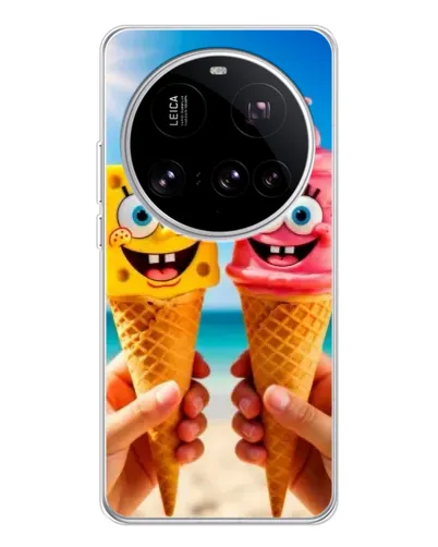 Чехол для Xiaomi 15 Ultra с картинкой «Спанч Боб мороженое» Чехол для Xiaomi 15 Ultra с картинкой «Спанч Боб мороженое»