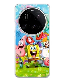 Чохол для Xiaomi 15 Ultra з картинкою «Губка Боб та друзі»