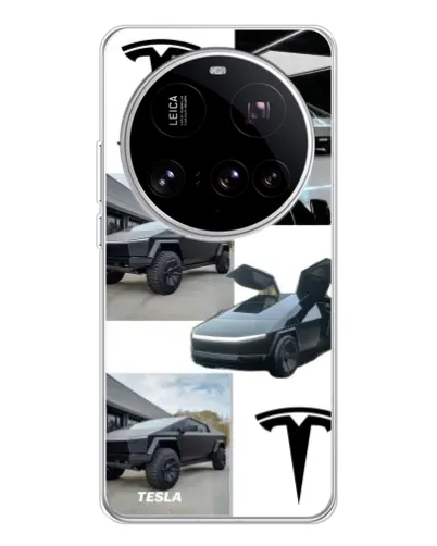 Чехол для Xiaomi 15 Ultra с картинкой «Коллаж Cybertruck Tesla» Чехол для Xiaomi 15 Ultra с картинкой «Коллаж Cybertruck Tesla»