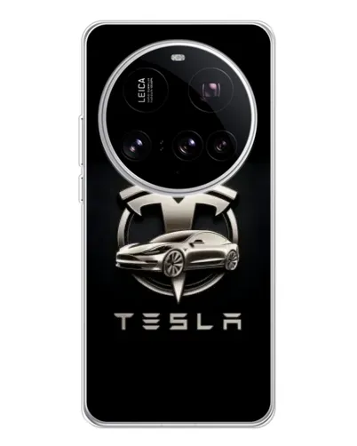 Чехол для Xiaomi 15 Ultra с картинкой «Tesla — серебристое авто» Чехол для Xiaomi 15 Ultra с картинкой «Tesla — серебристое авто»