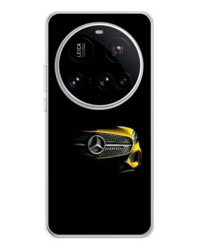 Чехол для Xiaomi 15 Ultra с картинкой «Mercedes — ретро стиль»