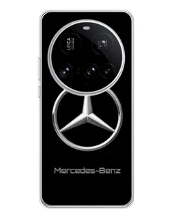 Чехол для Xiaomi 15 Ultra с картинкой «Mercedes Silver Logo»