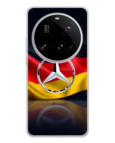 Чехол для Xiaomi 15 Ultra с картинкой «Mercedes — флаг Германии»