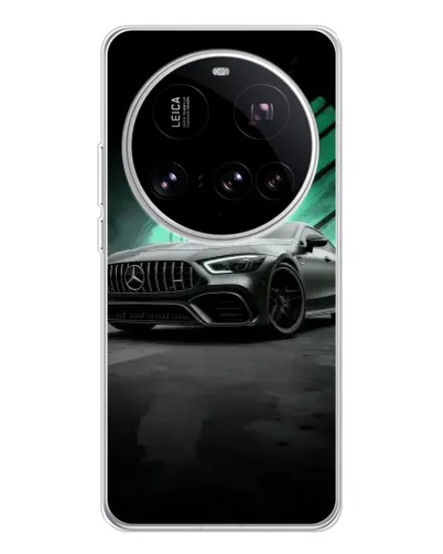 Чехол для Xiaomi 15 Ultra с картинкой «Темный Mercedes AMG»