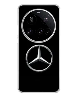 Чехол для Xiaomi 15 Ultra с картинкой «Mercedes классический лого»