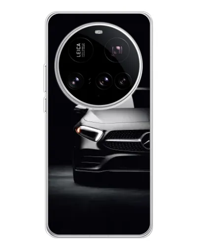 Чехол для Xiaomi 15 Ultra с картинкой «Свет фар Mercedes»