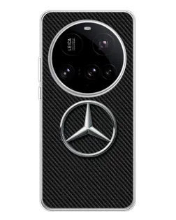 Чохол для Xiaomi 15 Ultra з картинкою «Карбоновий Mercedes стиль»