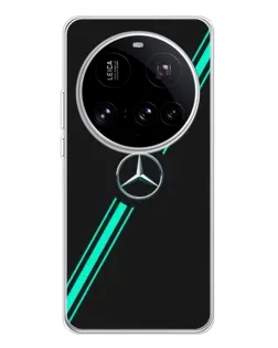 Чохол для Xiaomi 15 Ultra з картинкою «Спортивні лінії Mercedes»