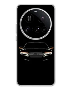 Чехол для Xiaomi 15 Ultra с картинкой «Audi — ночной контур»