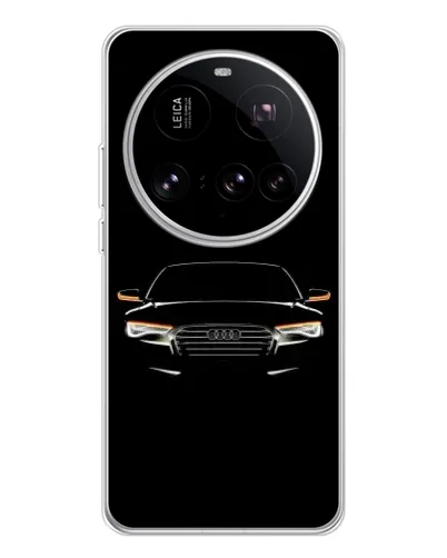 Чехол для Xiaomi 15 Ultra с картинкой «Audi — ночной контур» Чехол для Xiaomi 15 Ultra с картинкой «Audi — ночной контур»