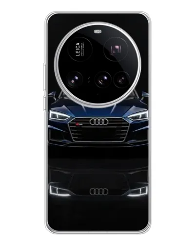 Чехол для Xiaomi 15 Ultra с картинкой «Audi — ночное отражение» Чехол для Xiaomi 15 Ultra с картинкой «Audi — ночное отражение»