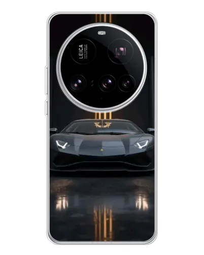 Чехол для Xiaomi 15 Ultra с картинкой «Lamborghini золотые линии» Чехол для Xiaomi 15 Ultra с картинкой «Lamborghini золотые линии»