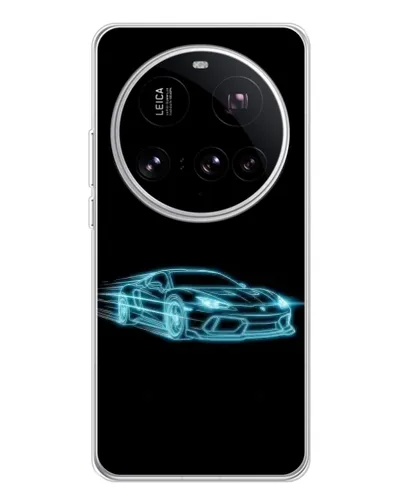 Чехол для Xiaomi 15 Ultra с картинкой «Неоновый контур Lamborghini» Чехол для Xiaomi 15 Ultra с картинкой «Неоновый контур Lamborghini»