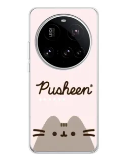 Чехол для Xiaomi 15 Ultra с картинкой «Pusheen логотип»