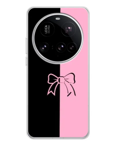 Чехол для Xiaomi 15 Ultra с картинкой «Половинки банта» Чехол для Xiaomi 15 Ultra с картинкой «Половинки банта»
