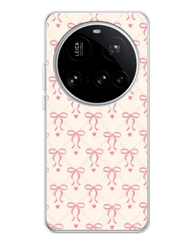 Чехол для Xiaomi 15 Ultra с картинкой «Розовые бантики Coquette» Чехол для Xiaomi 15 Ultra с картинкой «Розовые бантики Coquette»