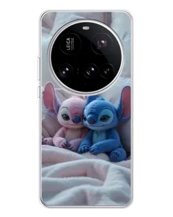 Чехол для Xiaomi 15 Ultra с картинкой «Плюшевые Стич Ангел»