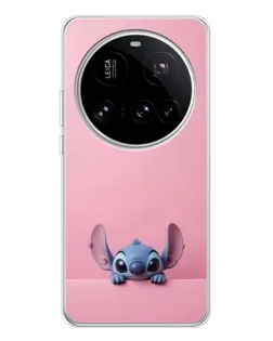 Чехол для Xiaomi 15 Ultra с картинкой «Stitch выглядывает»