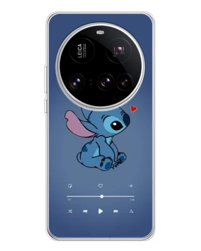 Чехол для Xiaomi 15 Ultra с картинкой «Музыкальный Stitch»
