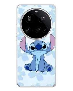 Чехол для Xiaomi 15 Ultra с картинкой «Stitch среди цветов»