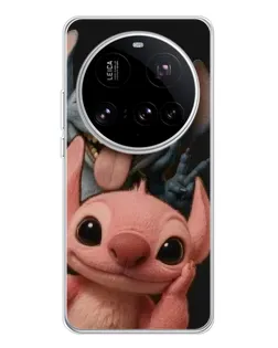 Чехол для Xiaomi 15 Ultra с картинкой «Стич и Ангел»