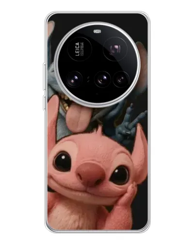 Чехол для Xiaomi 15 Ultra с картинкой «Стич и Ангел»