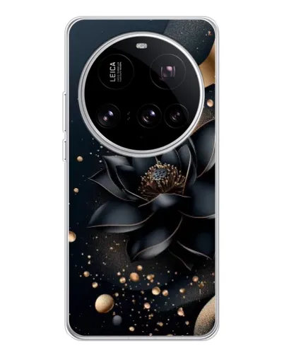 Чехол для Xiaomi 15 Ultra с картинкой «Черный лотос» Чехол для Xiaomi 15 Ultra с картинкой «Черный лотос»