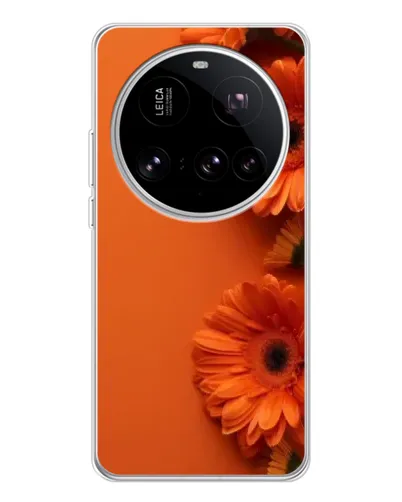 Чехол для Xiaomi 15 Ultra с картинкой «Оранжевые герберы» Чехол для Xiaomi 15 Ultra с картинкой «Оранжевые герберы»