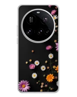 Чехол для Xiaomi 15 Ultra с картинкой «Цветочная композиция»