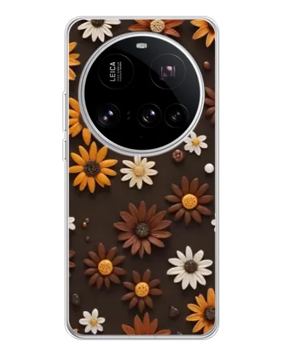Чехол для Xiaomi 15 Ultra с картинкой «Узор из маленьких подсолнухов» Чехол для Xiaomi 15 Ultra с картинкой «Узор из маленьких подсолнухов»