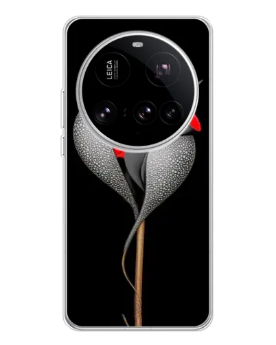 Чехол для Xiaomi 15 Ultra с картинкой «Серебряный фантазийный цветок» Чехол для Xiaomi 15 Ultra с картинкой «Серебряный фантазийный цветок»