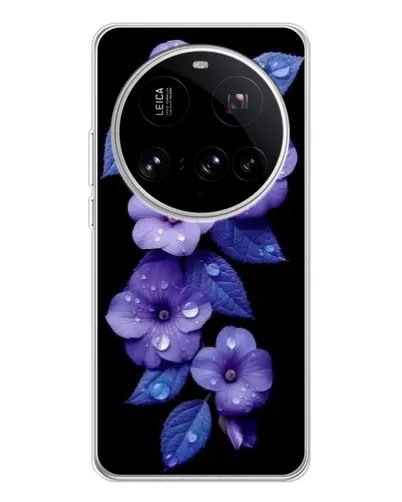 Чехол для Xiaomi 15 Ultra с картинкой «Фиолетовые цветы с росою» Чехол для Xiaomi 15 Ultra с картинкой «Фиолетовые цветы с росою»