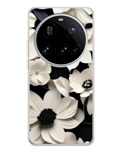 Чехол для Xiaomi 15 Ultra с картинкой «Объемные белые цветы» Чехол для Xiaomi 15 Ultra с картинкой «Объемные белые цветы»