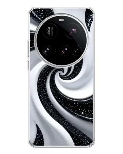 Чехол для Xiaomi 15 Ultra с картинкой «Черно-белая спираль» Чехол для Xiaomi 15 Ultra с картинкой «Черно-белая спираль»
