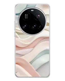 Чехол для Xiaomi 15 Ultra с картинкой «Пастельные нежные волны»