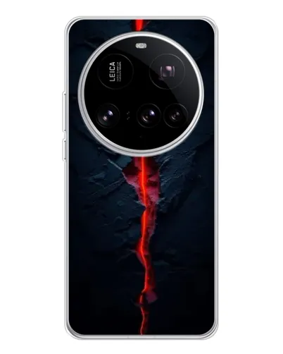 Чехол для Xiaomi 15 Ultra с картинкой «Kрасная лавовая трещина» Чехол для Xiaomi 15 Ultra с картинкой «Kрасная лавовая трещина»