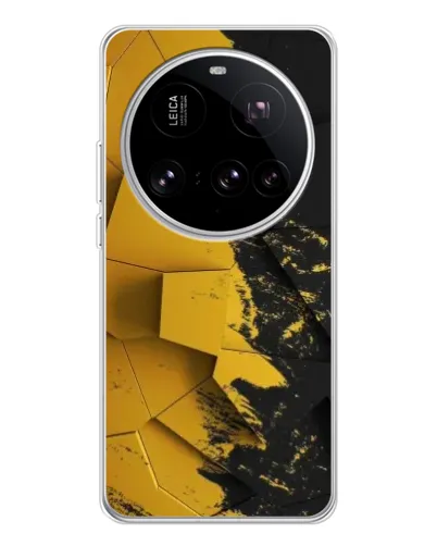 Чехол для Xiaomi 15 Ultra с картинкой «Золотые осколки геометрии» Чехол для Xiaomi 15 Ultra с картинкой «Золотые осколки геометрии»