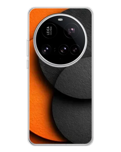 Чехол для Xiaomi 15 Ultra с картинкой «Геометрия оранжевых кругов» Чехол для Xiaomi 15 Ultra с картинкой «Геометрия оранжевых кругов»